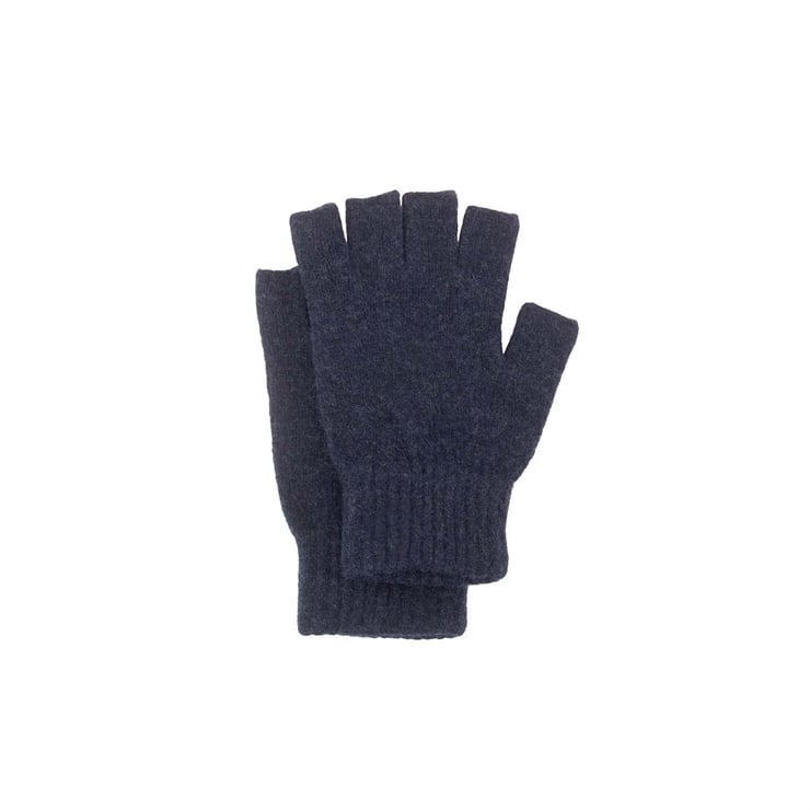 Men's Essential Lambswool Fingerless Gloves